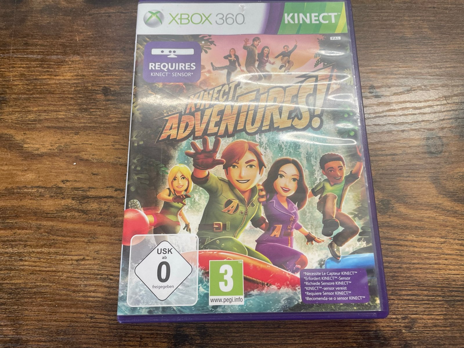Kinect Adventures! Xbox 360 - Zo goed als nieuw, Spelcomputers en Games, Avontuur en Actie, 2 spelers, Eén computer, Ophalen of Verzenden