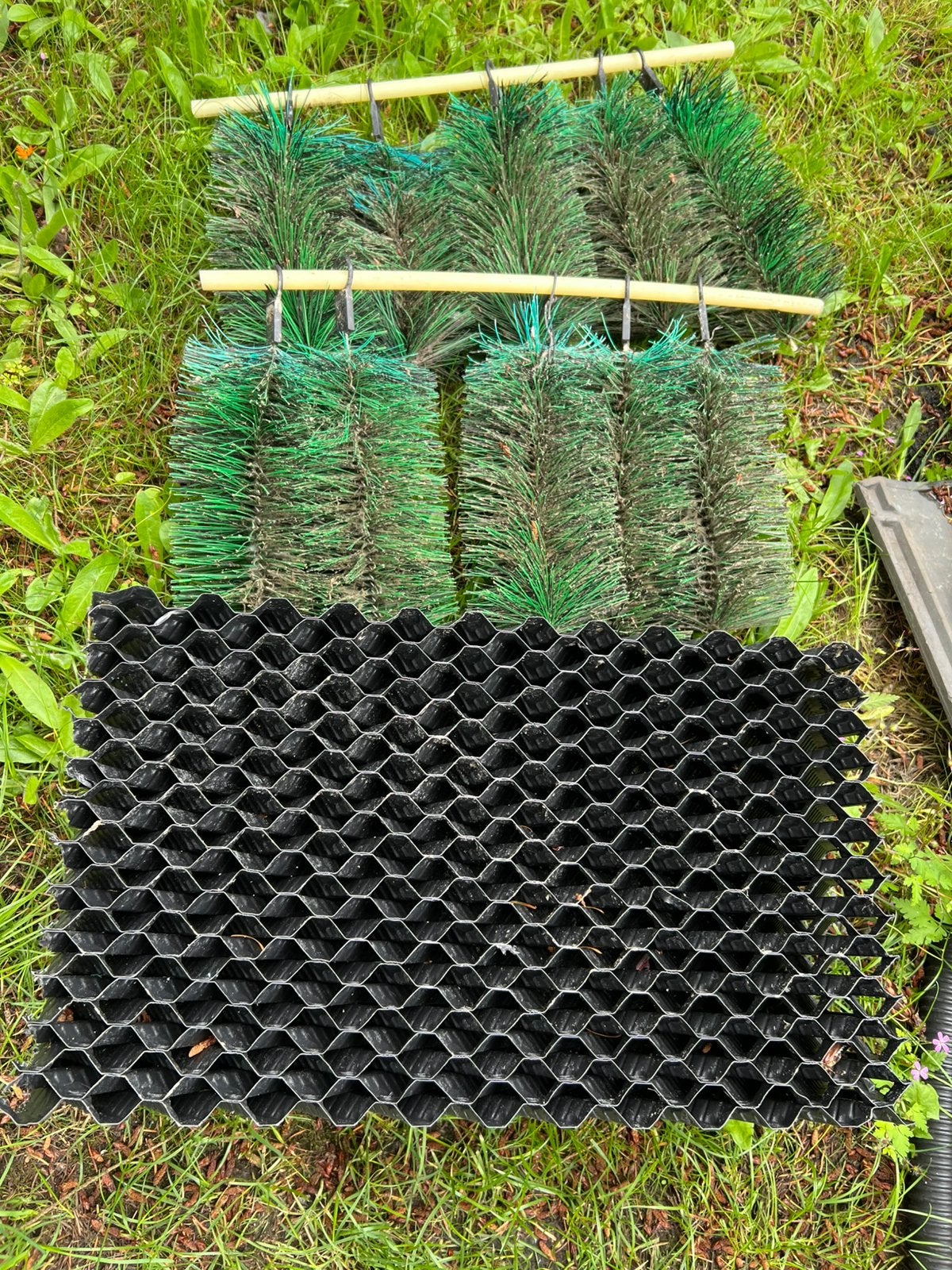 filter materiaal kamerfilter borstel japanse matten en box, Ophalen, Gebruikt, Vijverfilter