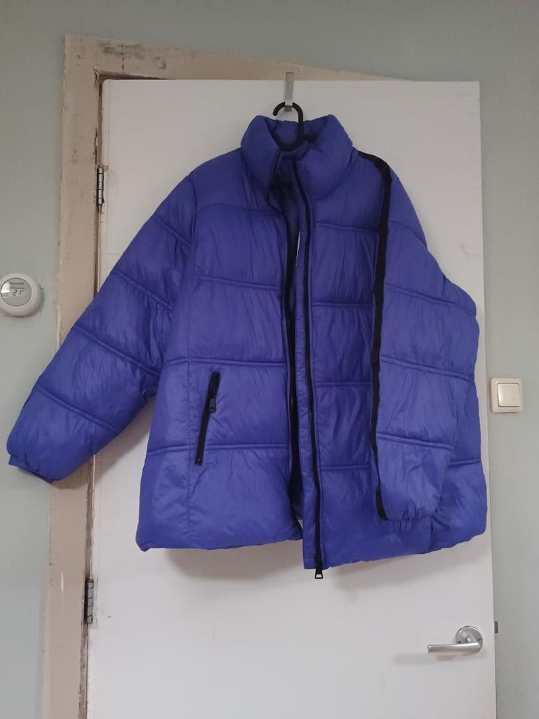 Nieuwe Zizzi Puffer Jacket Paars Indigo Maat 50/52, Zizzi, Paars, Maat 46/48 (XL) of groter, Nieuw