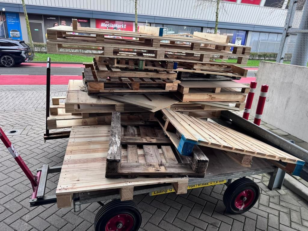 Gratis wegwerp pallet gamma heerhugowaard, Doe-het-zelf en Verbouw, Hout en Planken, Ophalen of Verzenden, Zo goed als nieuw