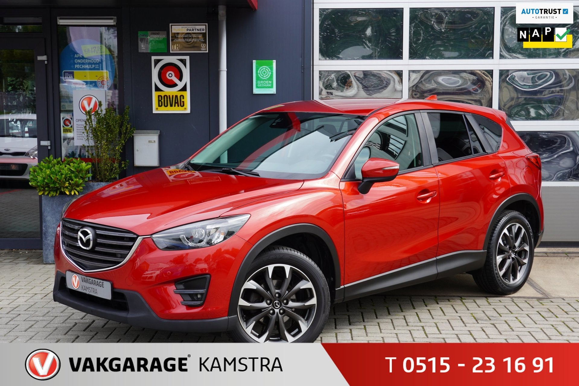 Mazda CX-5 2.0 SkyActiv-G 165PK GT 2WD NAP DAB+/PDC/Navi, Auto's, Voorwielaandrijving, Euro 6, 4 cilinders, 1290 kg