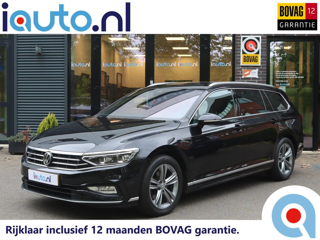 Volkswagen Passat Variant 1.5 TSI 150PK DSG R-Line IQ.Light/, Auto's, 12 maanden, 730 kg, 4 cilinders, Zwart