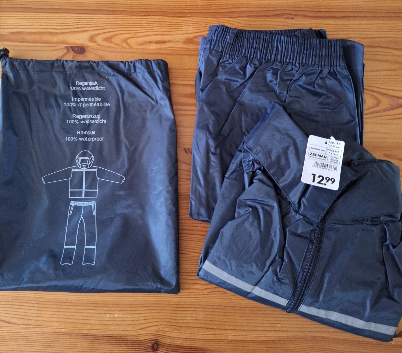 nieuw Regenpak  maat 158-164 ZEEMAN, Ophalen, Nieuw, Hema, Zeeman, Jongen of Meisje