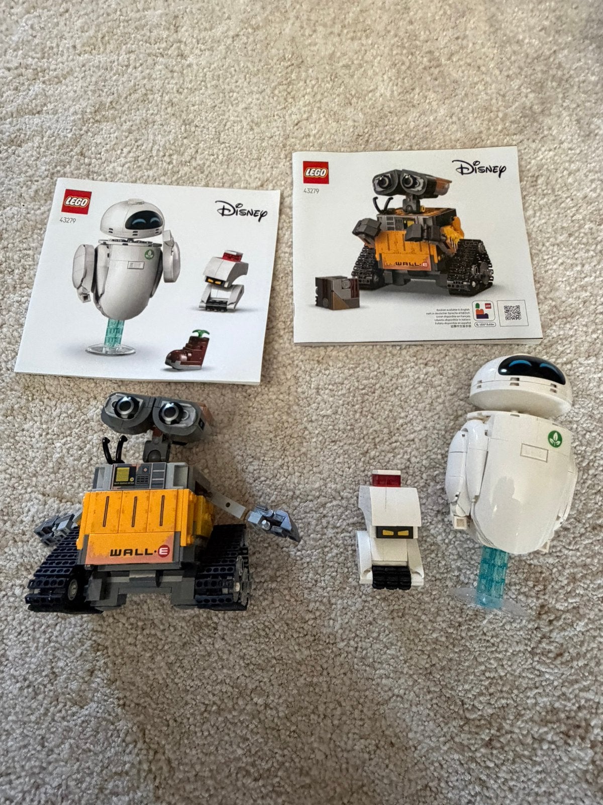 Lego 43279, Disney Wall-e en Eve, Ophalen of Verzenden, Zo goed als nieuw