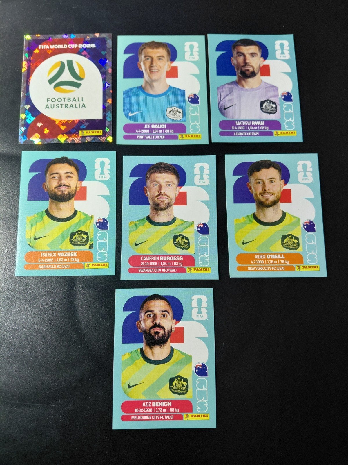 Australie (panini wk 2026 stickers), Ophalen of Verzenden, Nieuw, Buitenlandse clubs, Poster, Plaatje of Sticker