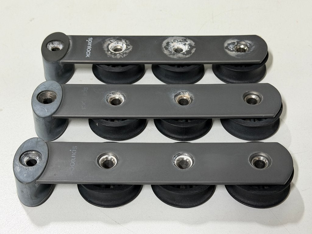 3 x Spinlock valgeleider 50 mm schijf, Ophalen of Verzenden, Gebruikt, Lijn of Blok