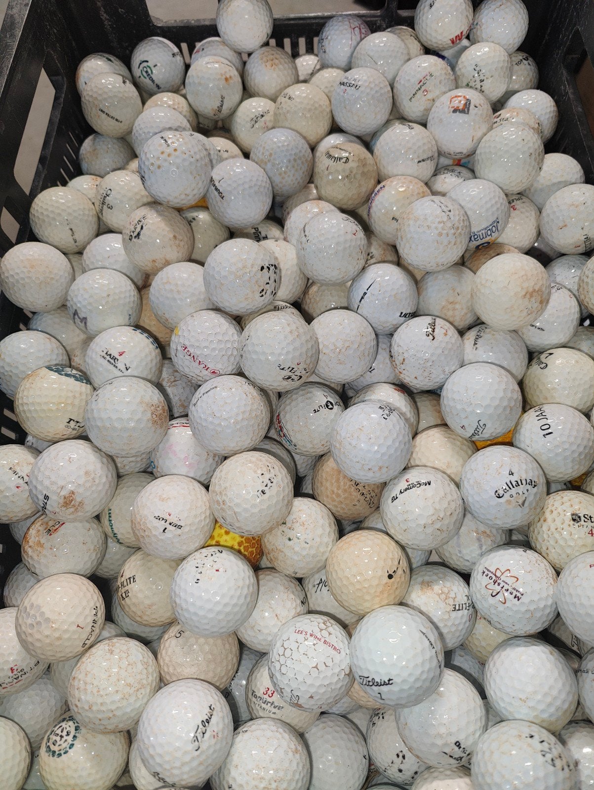 Gebruikte golfballen mix 100 stuks, Ophalen of Verzenden, Bal(len)