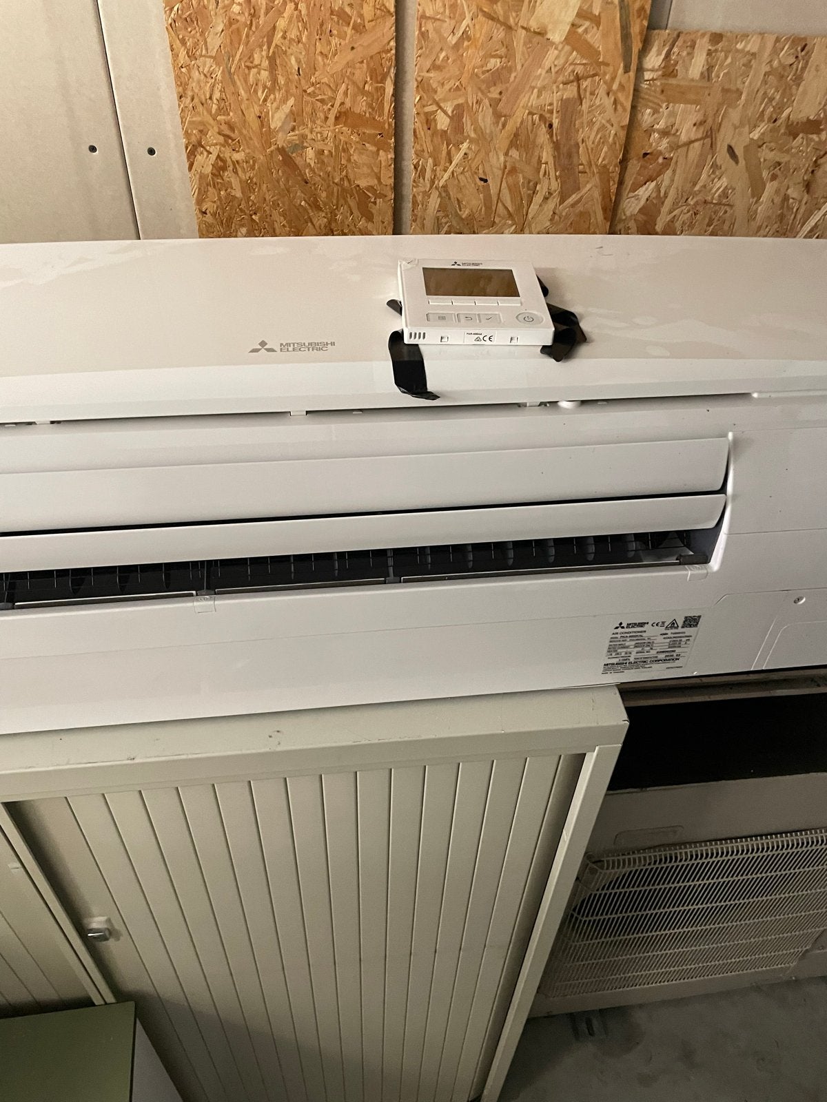 Mitsubishi Electric PKA-M60KAL Wandairco, Ophalen, 3 snelheden of meer, Zo goed als nieuw, Koelen en Ontvochtigen