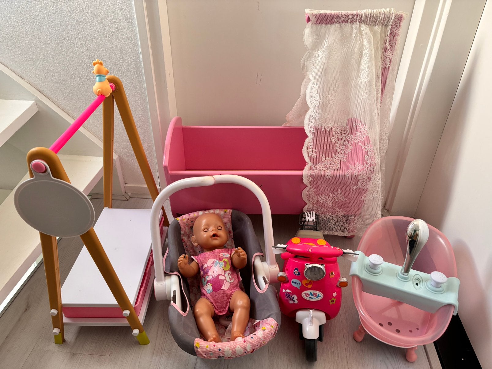Baby Born speelgoed set!, Kinderen en Baby's, Ophalen, Gebruikt, Babypop