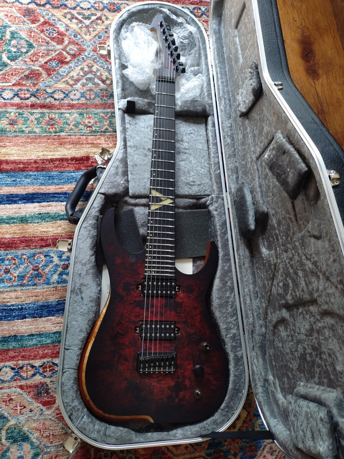 Skervesen 7 string gitaar, Ophalen, Zo goed als nieuw, Solid body, Overige merken
