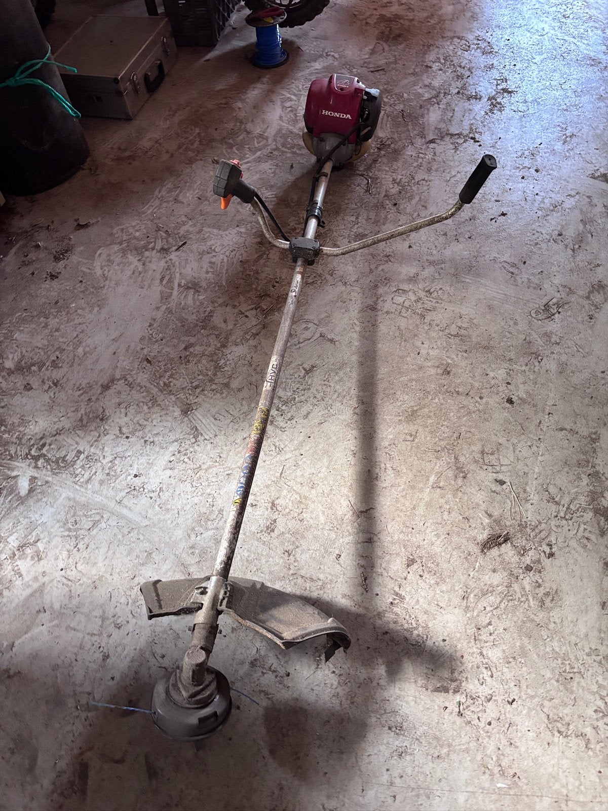 Te koop honda bosmaaier gx 35, Ophalen, Gebruikt, 10 tot 30 cm, Benzine