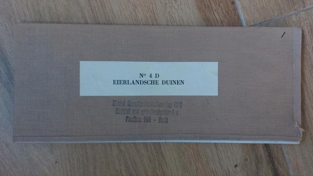 4D / Eierlandsche Duinen - Texel De Hoek Stafkaart uit 1971, Boeken, Ophalen of Verzenden, 1800 tot 2000, Landkaart, Zo goed als nieuw