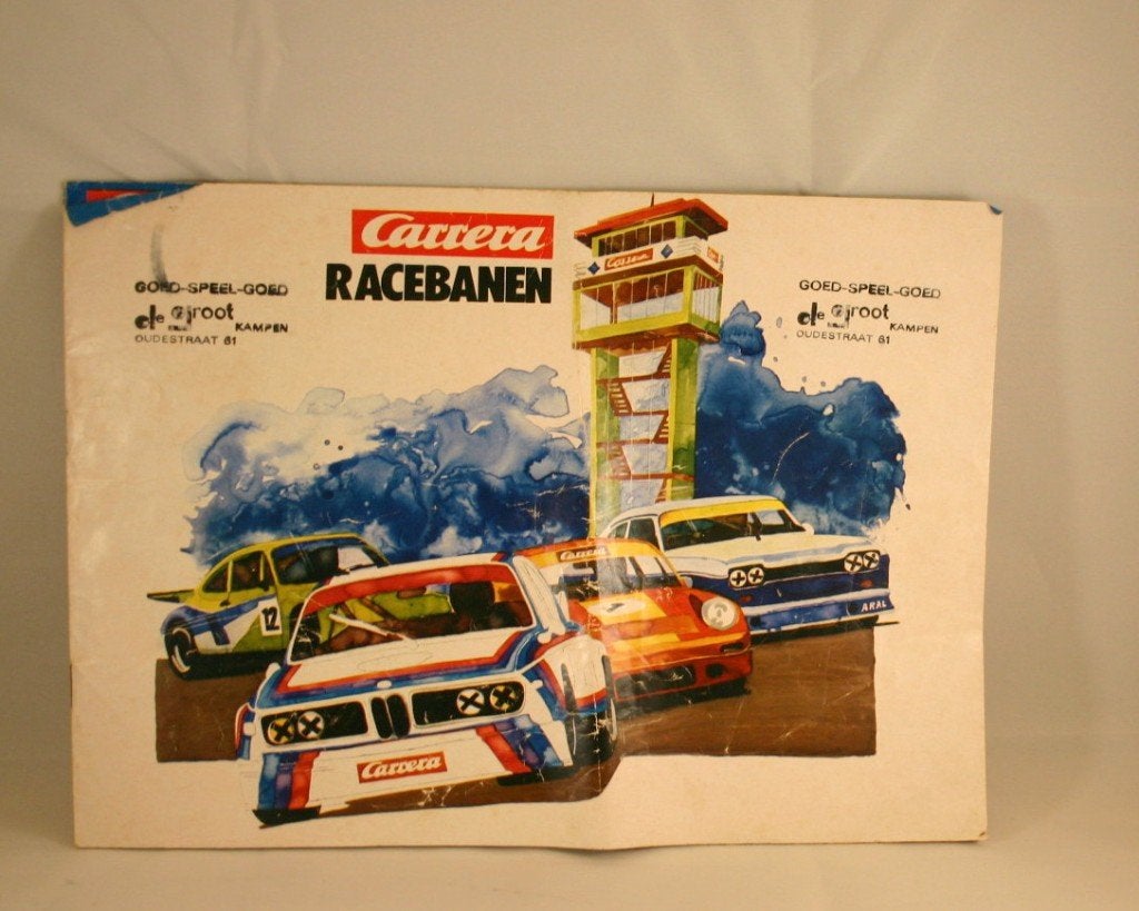 2)  Carrera Racebanen  Folder (12 bladzijden), Verzenden, Gebruikt, Elektrisch, Carrera