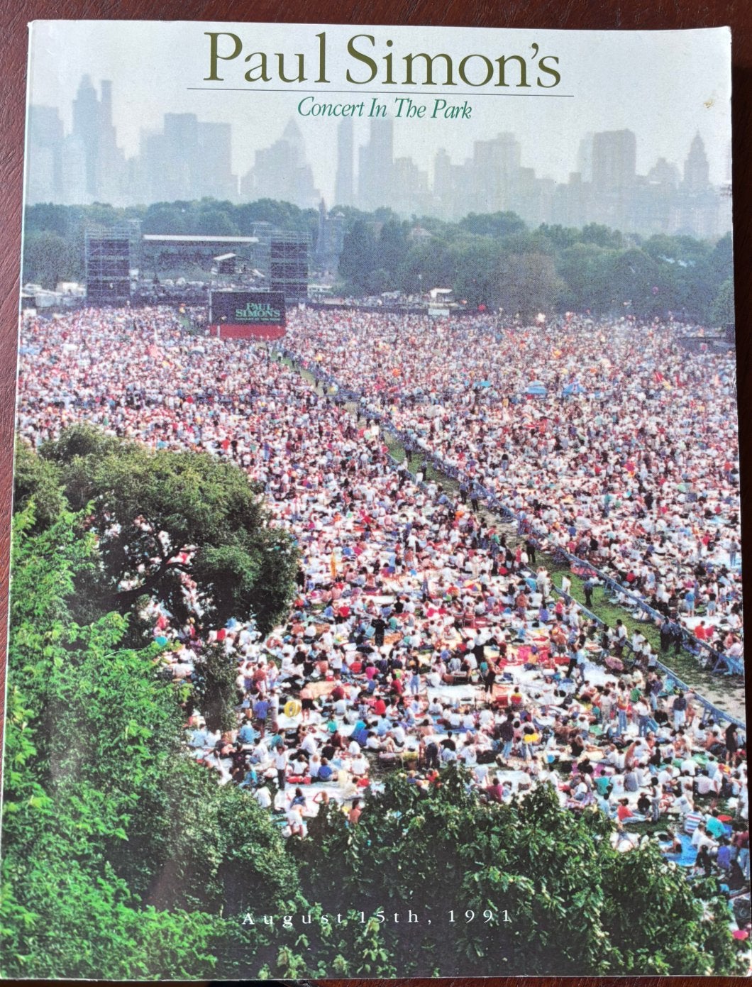 Paul Simon’s Concert in the Park - songbook, Ophalen of Verzenden, Zo goed als nieuw, Artiest