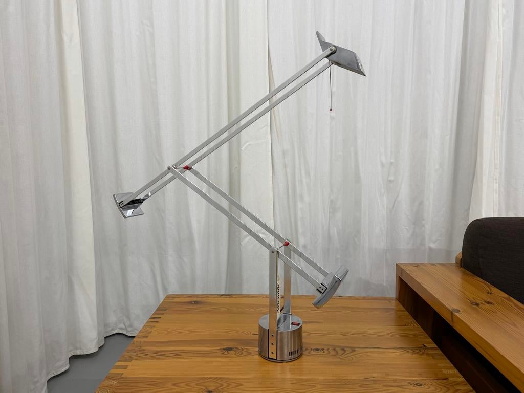 Artemide Tizio Bureaulamp - Chroom, Ophalen, Gebruikt, Metaal, 75 cm of meer