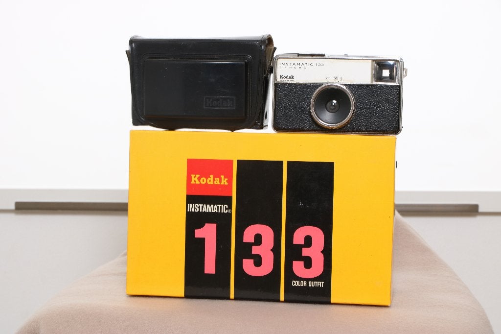 Vintage Kodak Instamatic 133 Camera in originele doos, Audio, Tv en Foto, Fotocamera's Analoog, Ophalen of Verzenden, Gebruikt