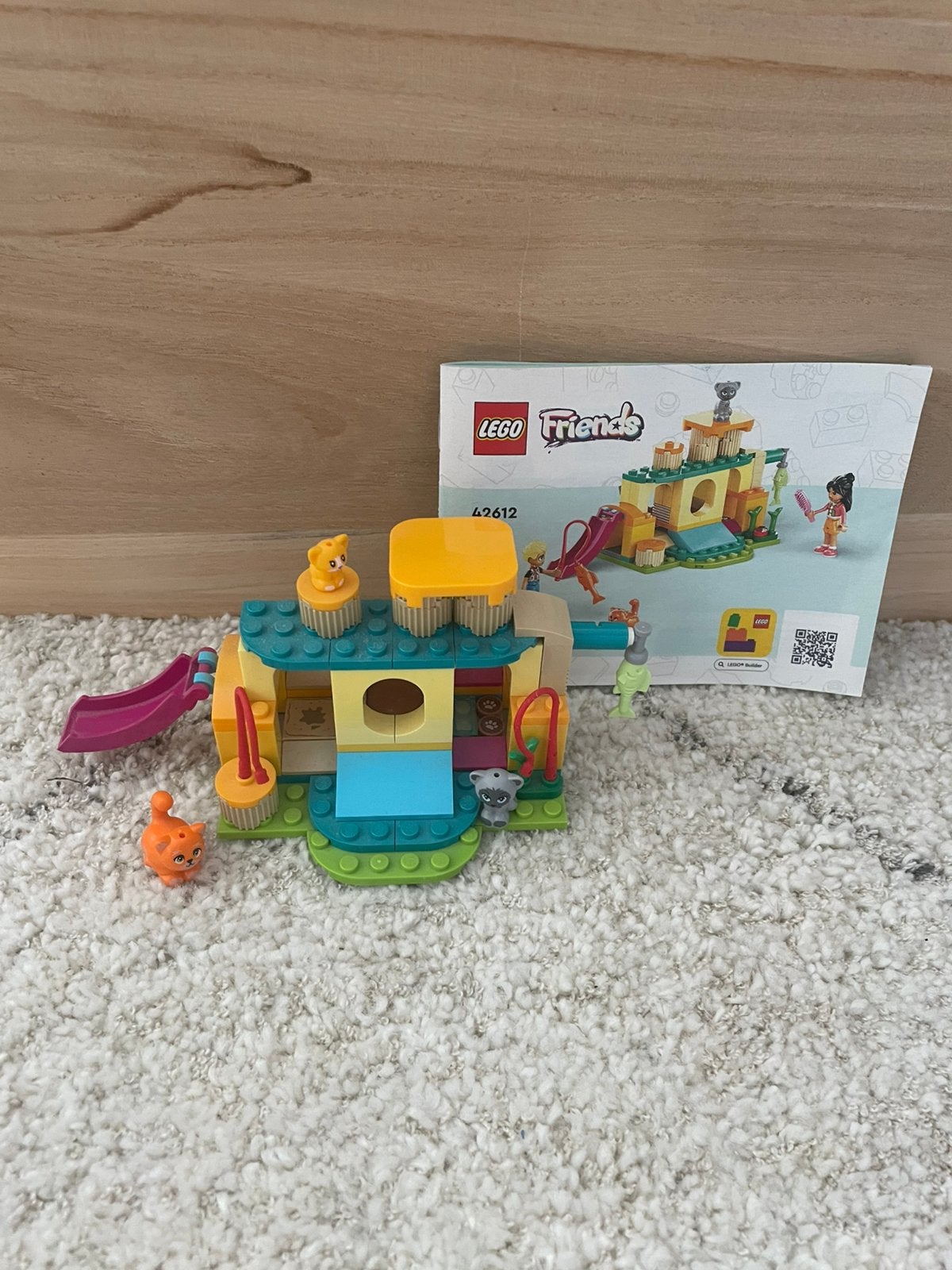 Kattenspeeltuin lego, Gebruikt, Lego, Friends, Ophalen of Verzenden