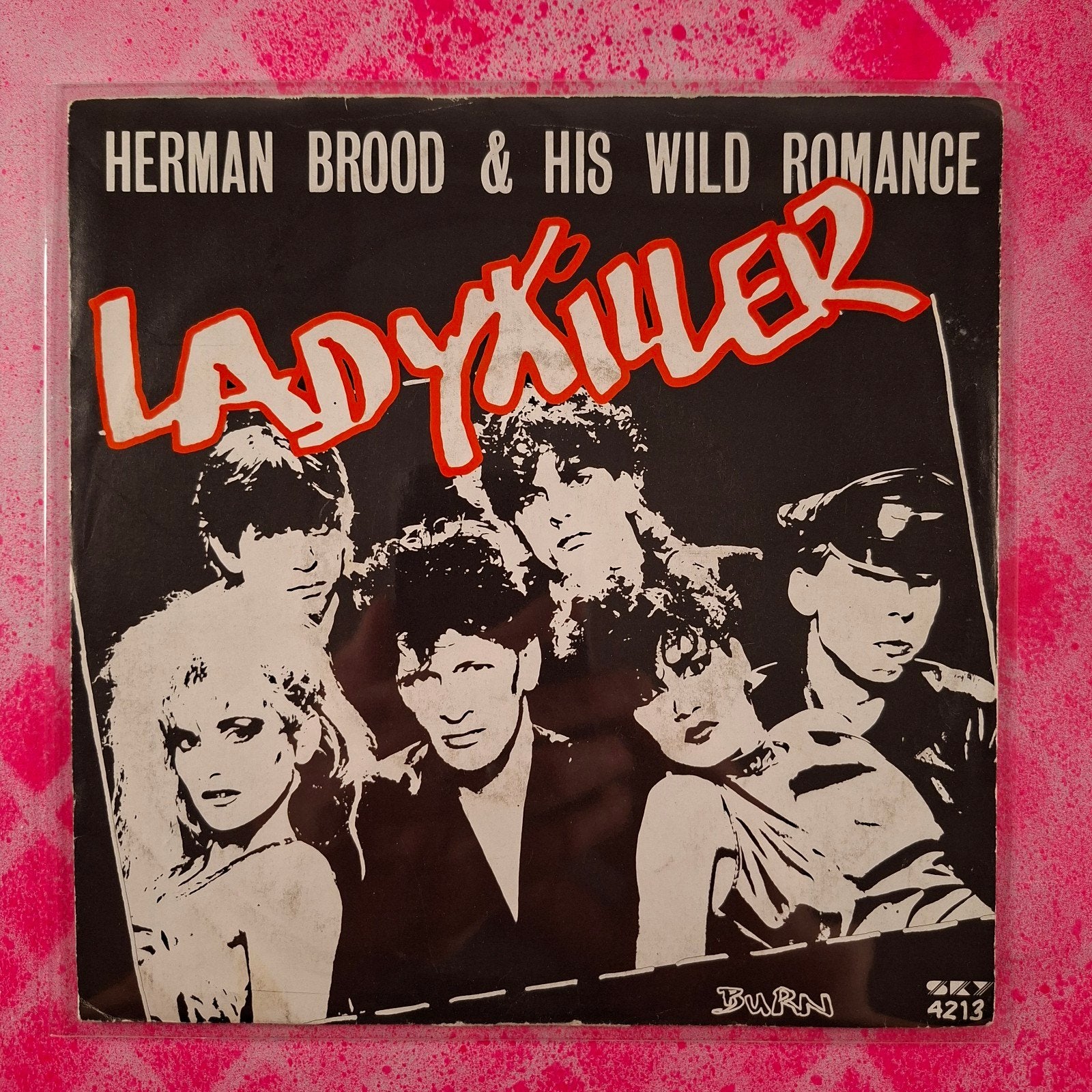 Herman Brood & the Wild Romance Lady Killer single, Gebruikt, 7 inch, Pop, Overige typen