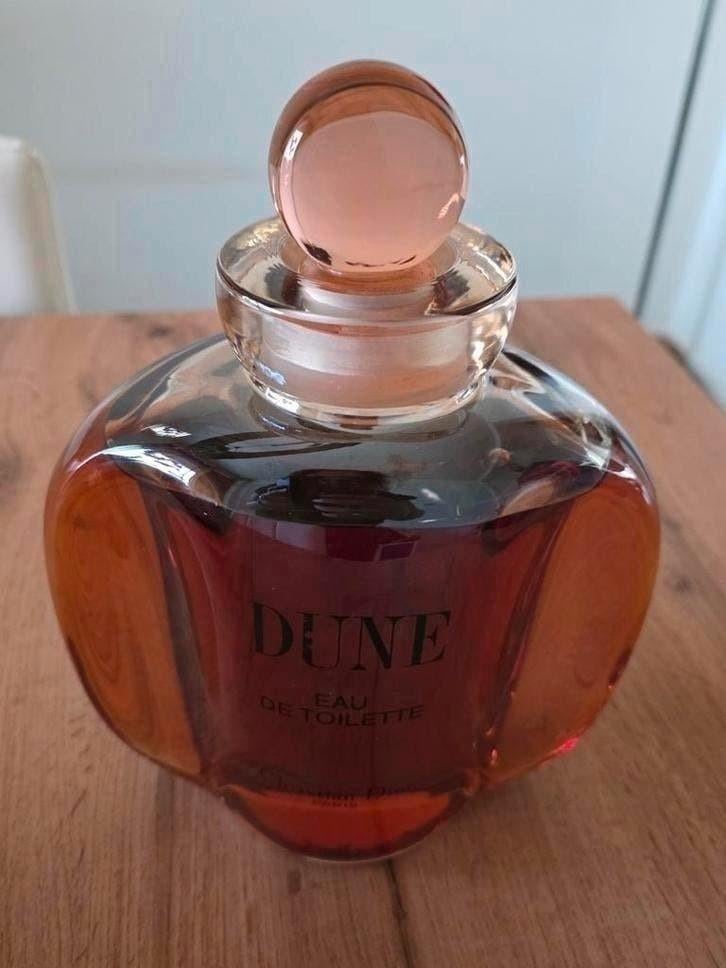 Dune Eau de Toilette - Dior Factice 1,1 liter, Verzamelen, Parfumverzamelingen, Ophalen of Verzenden, Parfumfles, Gevuld