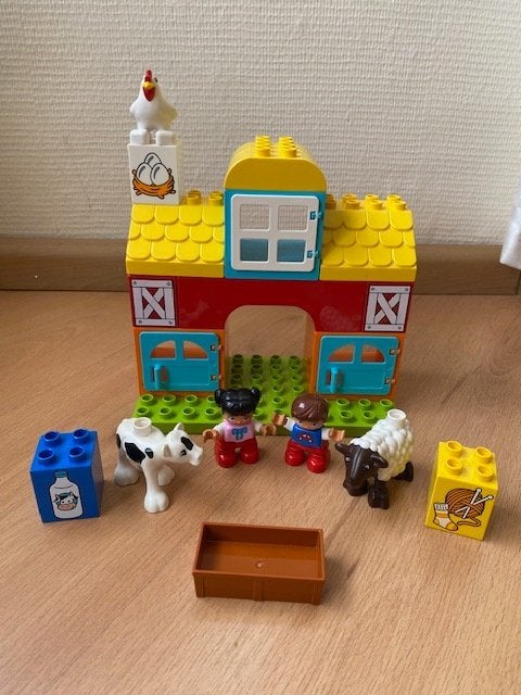 Duplo, mijn eerste boerderij met dieren, set 10617 compleet, Kinderen en Baby's, Gebruikt, Ophalen of Verzenden, Compleet, Duplo