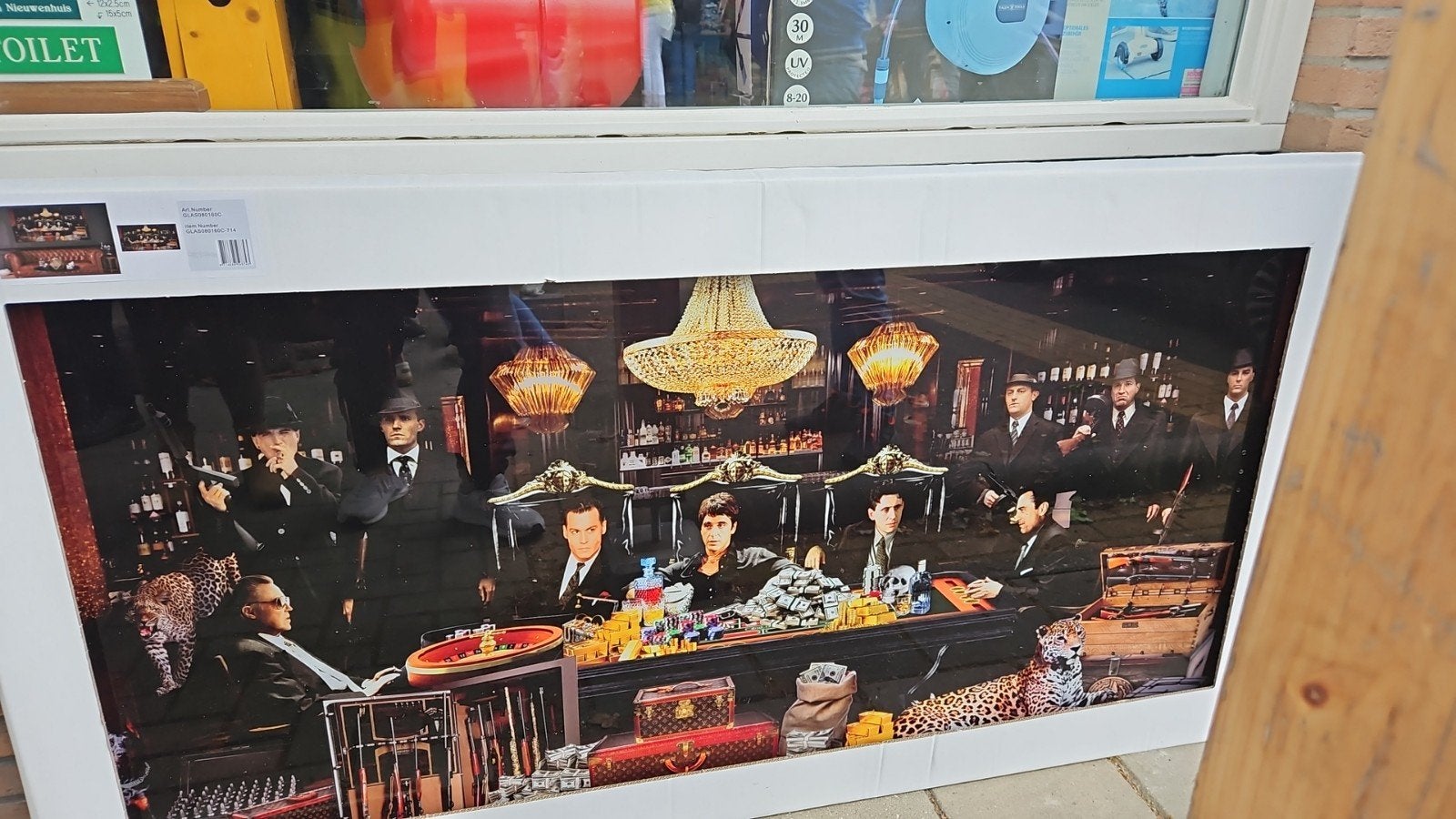 Gangster poker scene schilderij, Huis en Inrichting, Ophalen of Verzenden, Schilderij