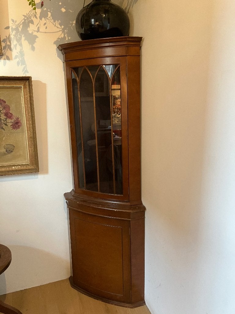 Houten hoekkast, Ophalen of Verzenden