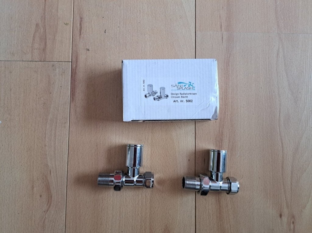 Sanisplash radiatorkranen, Radiator, Nieuw, Minder dan 60 cm, Ophalen of Verzenden