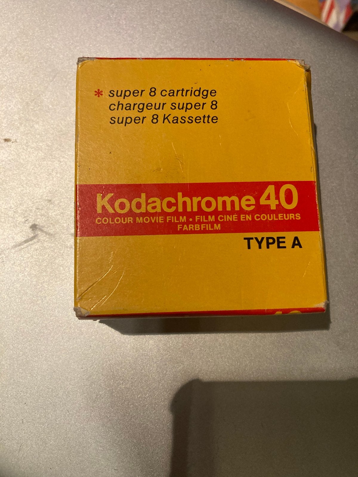 Kodachrome 40 Super 8 film cartridge Type A, Audio, Tv en Foto, Filmrollen, Ophalen, 8mm film