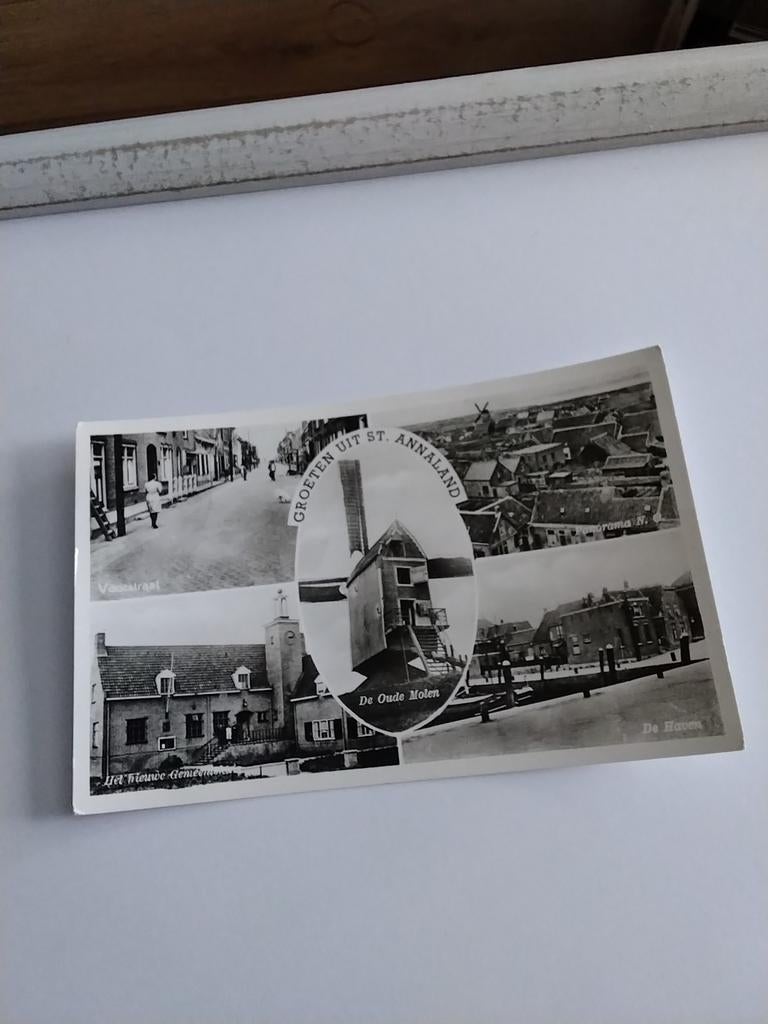 GROETEN UIT. ST. ANNALAND. 5 afbeeldingen, Ophalen of Verzenden
