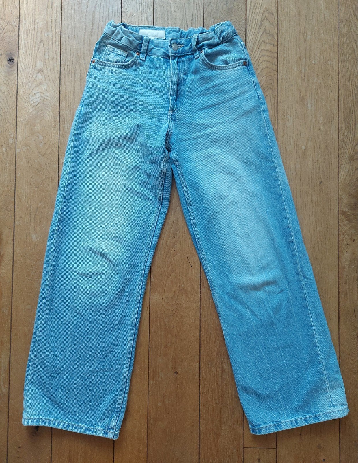 Zara wijde jeans voor 13-14 jaar (164 cm), Ophalen of Verzenden, Gebruikt, Zara, Meisje