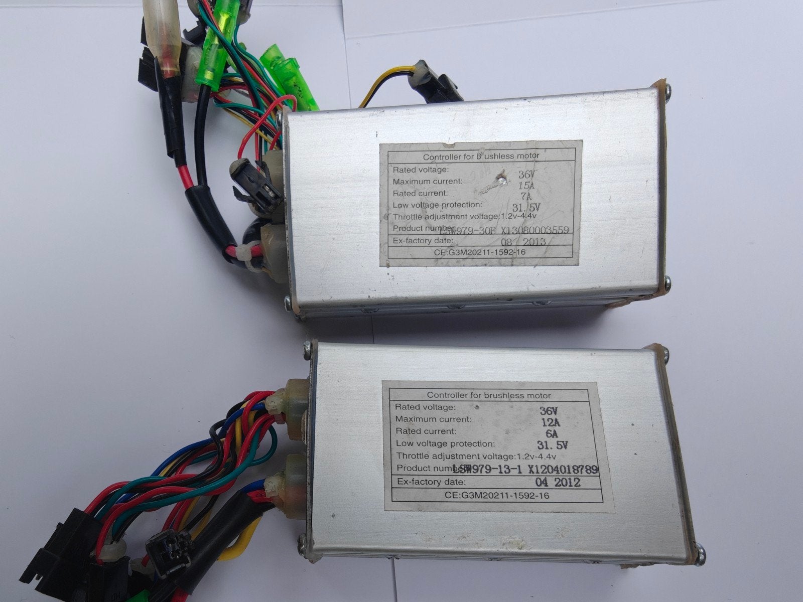 E-bike motor controller 36V 12A (één mogelijk defect), Fietsen en Brommers, Fietsonderdelen, Motor, Ophalen of Verzenden