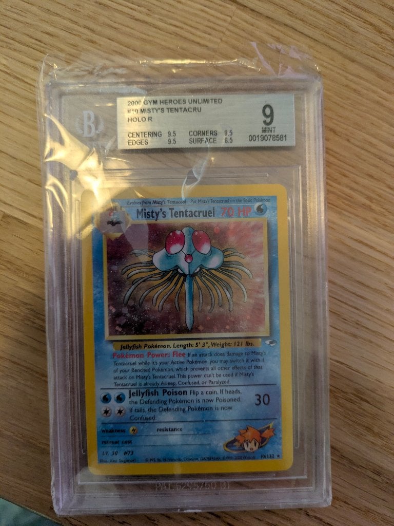 Misty's Tentacruel (GH 10) BGS 9, Ophalen of Verzenden, Zo goed als nieuw, Losse kaart