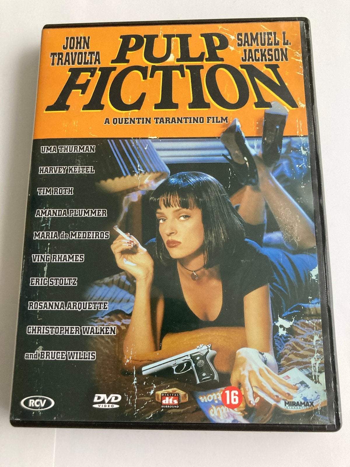 Pulp Fiction DVD, Vanaf 16 jaar, Nederlands, Actiethriller, Ophalen of Verzenden