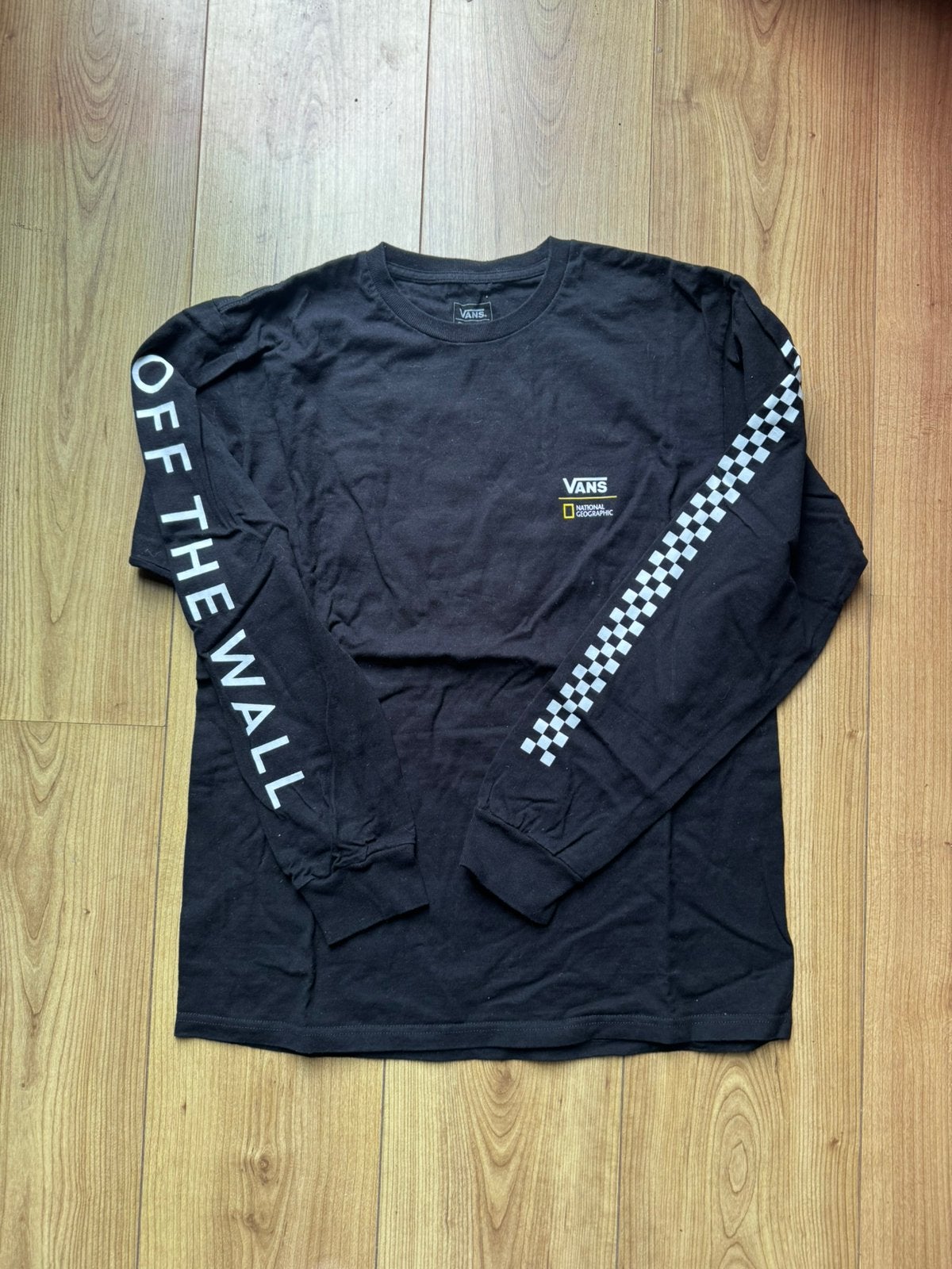 Shirt met lange mouwen Vans x National Geographic, Ophalen of Verzenden, Zo goed als nieuw, Zwart