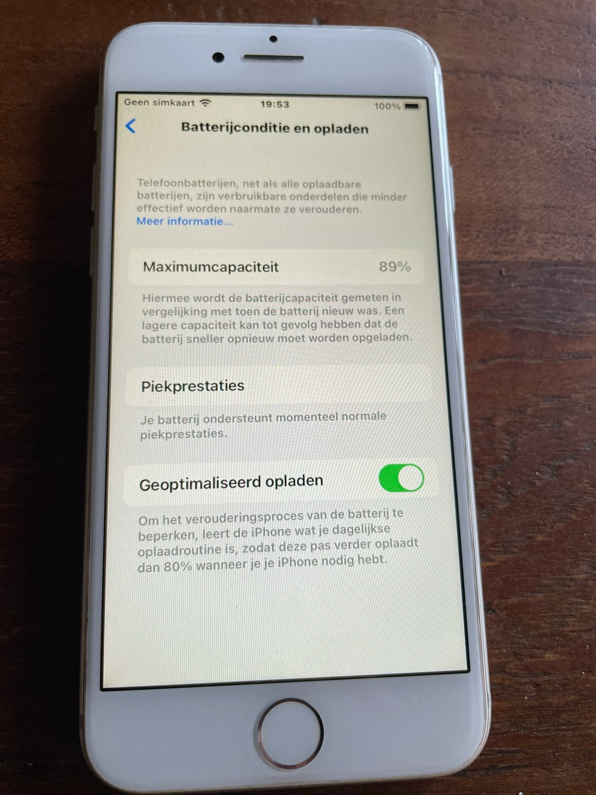 iPhone 8, 64 GB - Goede staat, Telecommunicatie, Mobiele telefoons | Apple iPhone, Gebruikt, Wit, Ophalen of Verzenden, 64 GB