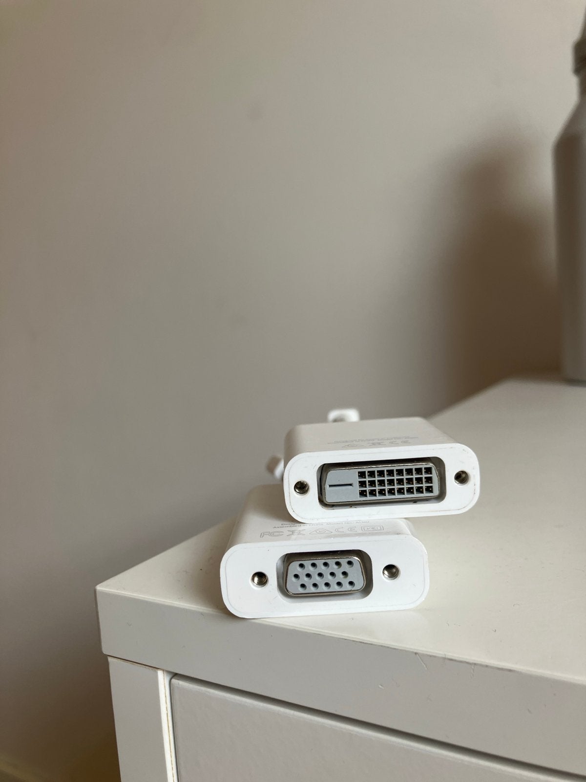 Apple Mini DisplayPort naar DVI en VGA Adapters (A1305, A130, Ophalen of Verzenden, Gebruikt