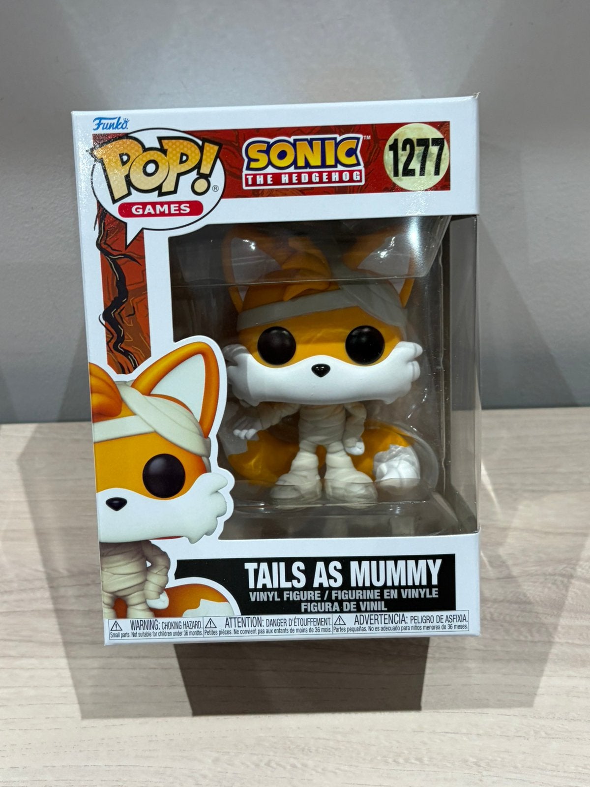 Funko Pop! Sonic the Hedgehog #1277 Tails as Mummy Halloween, Funko Europe, Ophalen of Verzenden, Zo goed als nieuw, 4th floor, 1 Queen Caroline St, London W6 9YN, Verenigd Koninkrijk