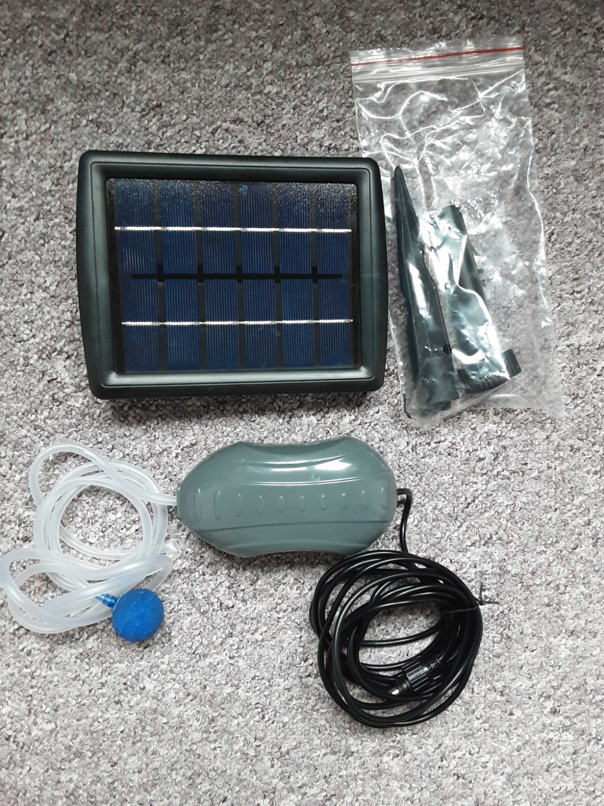 Solar zuurstofpomp kleine vijver mini vijver, Ophalen, Zo goed als nieuw, Vijverpomp