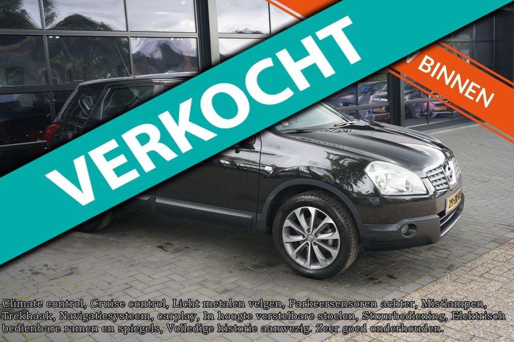 Nissan Qashqai 2.0 Tekna Pack, Clima, Navi, Pdc, Trekhaak, P, Voorwielaandrijving, Stof, Gebruikt, 4 cilinders