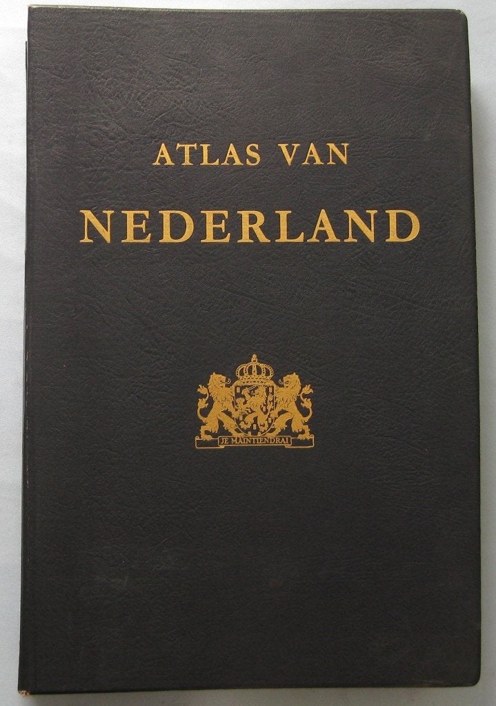 Atlas van Nederland zeer groot formaat met supplementen, Boeken, Gelezen, Ophalen of Verzenden, Landkaart, 1800 tot 2000