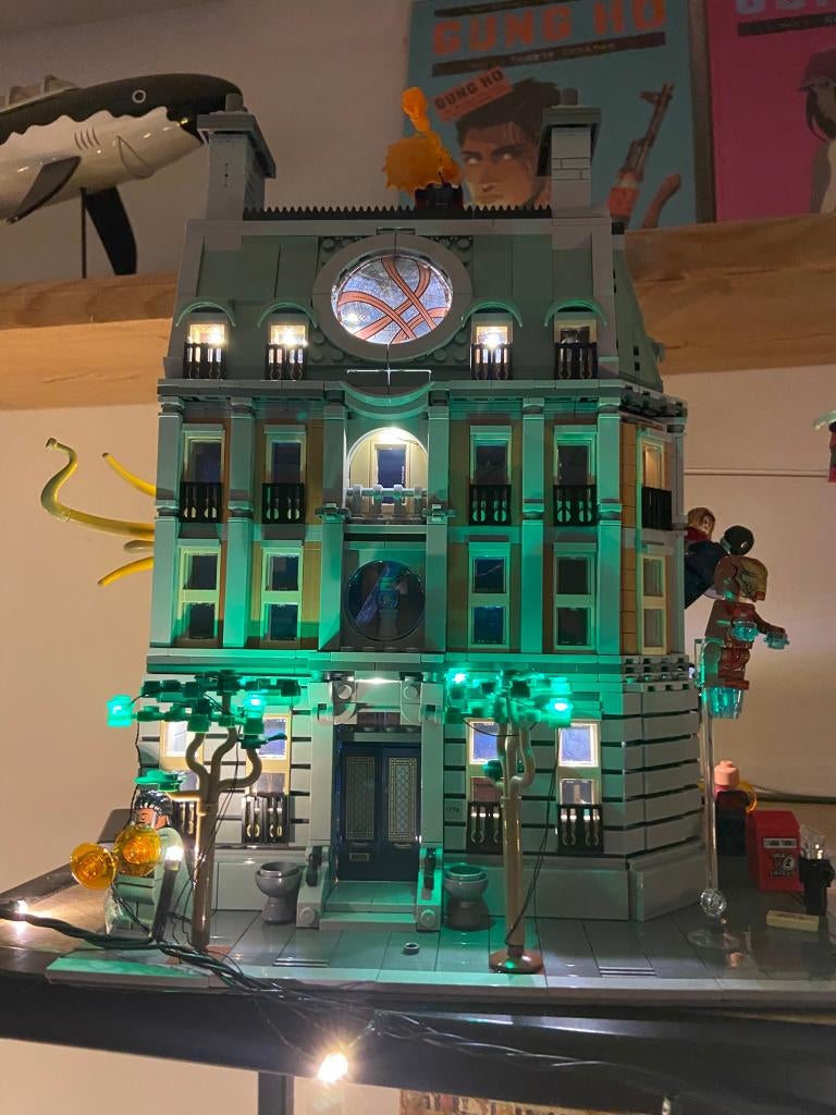 Lego 76218 Sanctum Sanctorum Marvel met verlichting, Marvel, Lego, Ophalen of Verzenden, Zo goed als nieuw