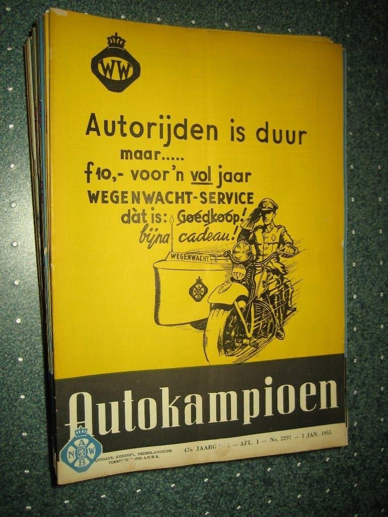 Autokampioen 1955 Complete jaargang. Citroën DS introductie, Ophalen, Gelezen, Citroën