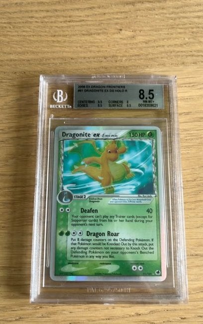 Dragonite EX #91 Delta species // Dragon frontiers, Ophalen of Verzenden, Zo goed als nieuw