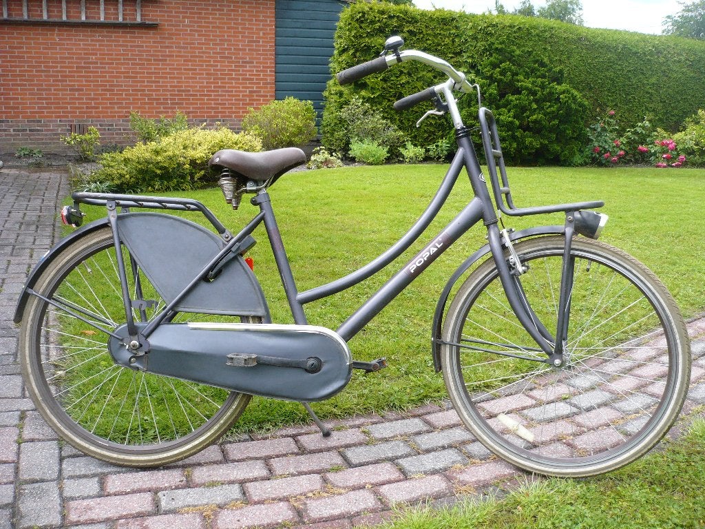Mooie meisjesfiets 26 inch omafiets met rek, Fietsen en Brommers, Fietsen | Meisjes, Terugtraprem, Gebruikt, Handrem, Ophalen