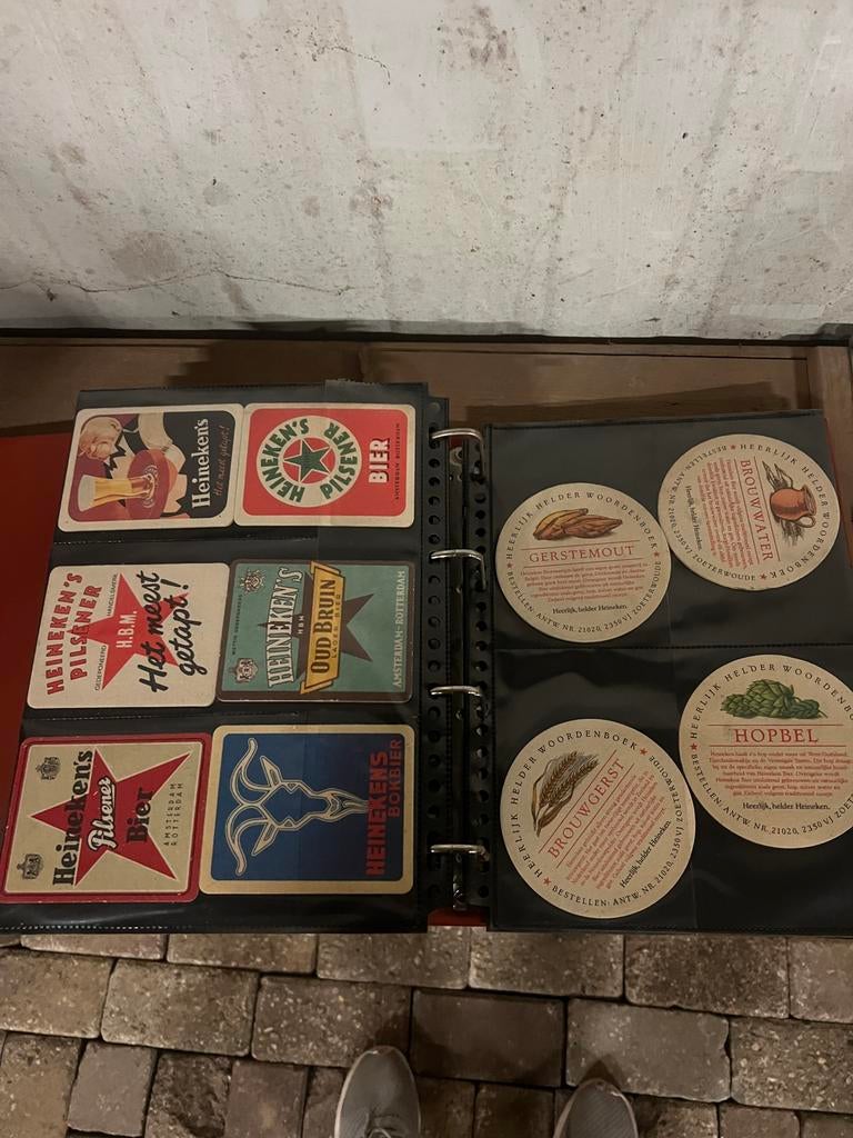bierviltjes collectie 75 stuks, Ophalen of Verzenden, Gebruikt, Viltje(s), Heineken