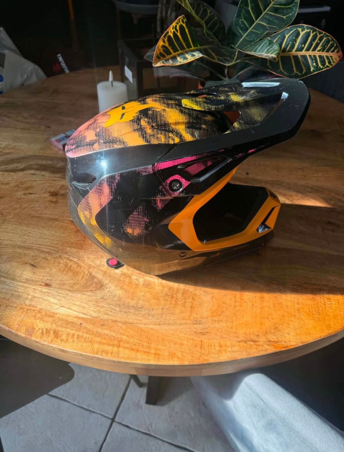 Motocross helm, Motoren, Ophalen, Tweedehands, Offroadhelm, Overige merken