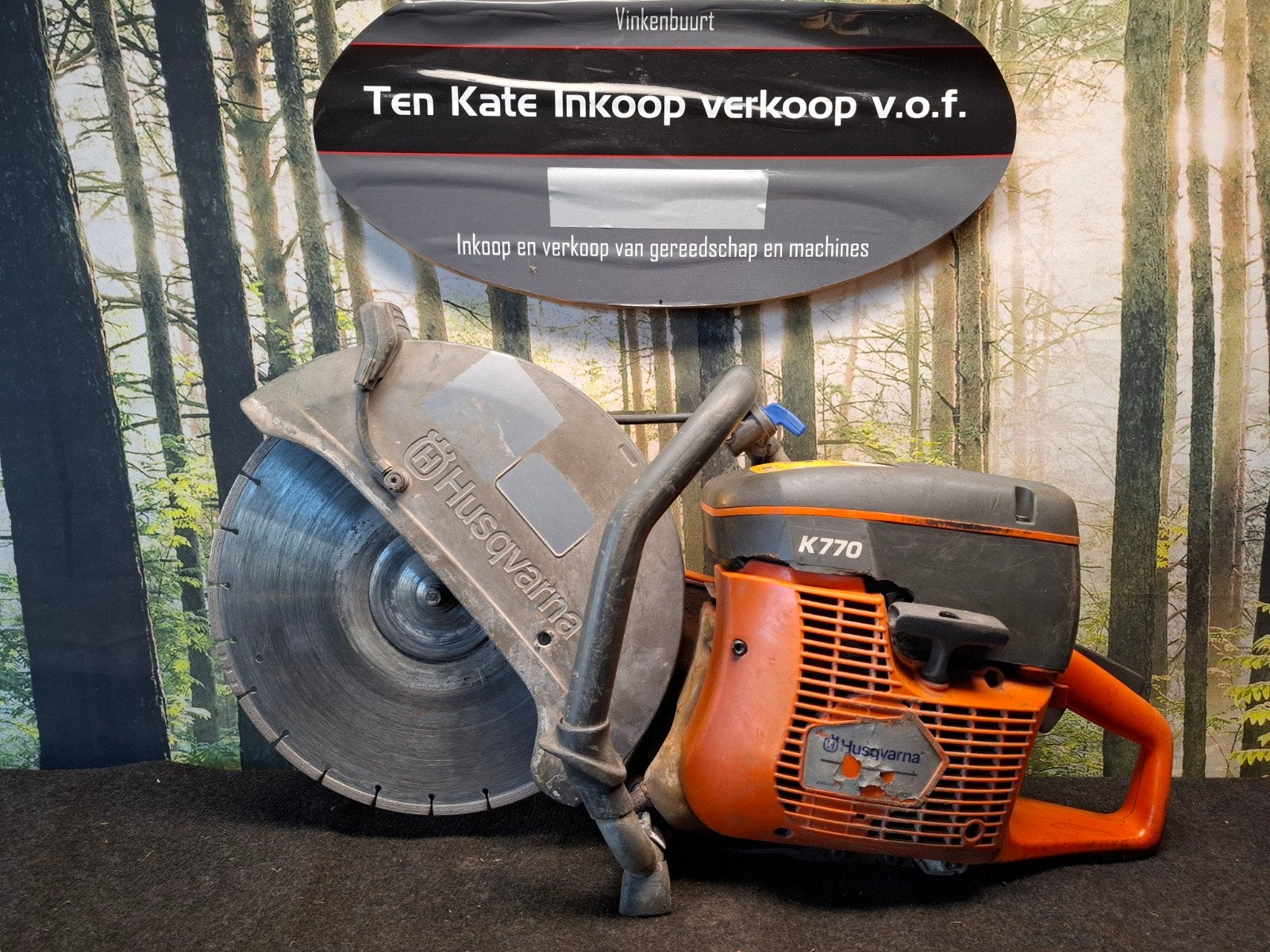 Husqvarna bandenzaag doorslijper k770 350mm, Ophalen, Gebruikt, Husqvarna