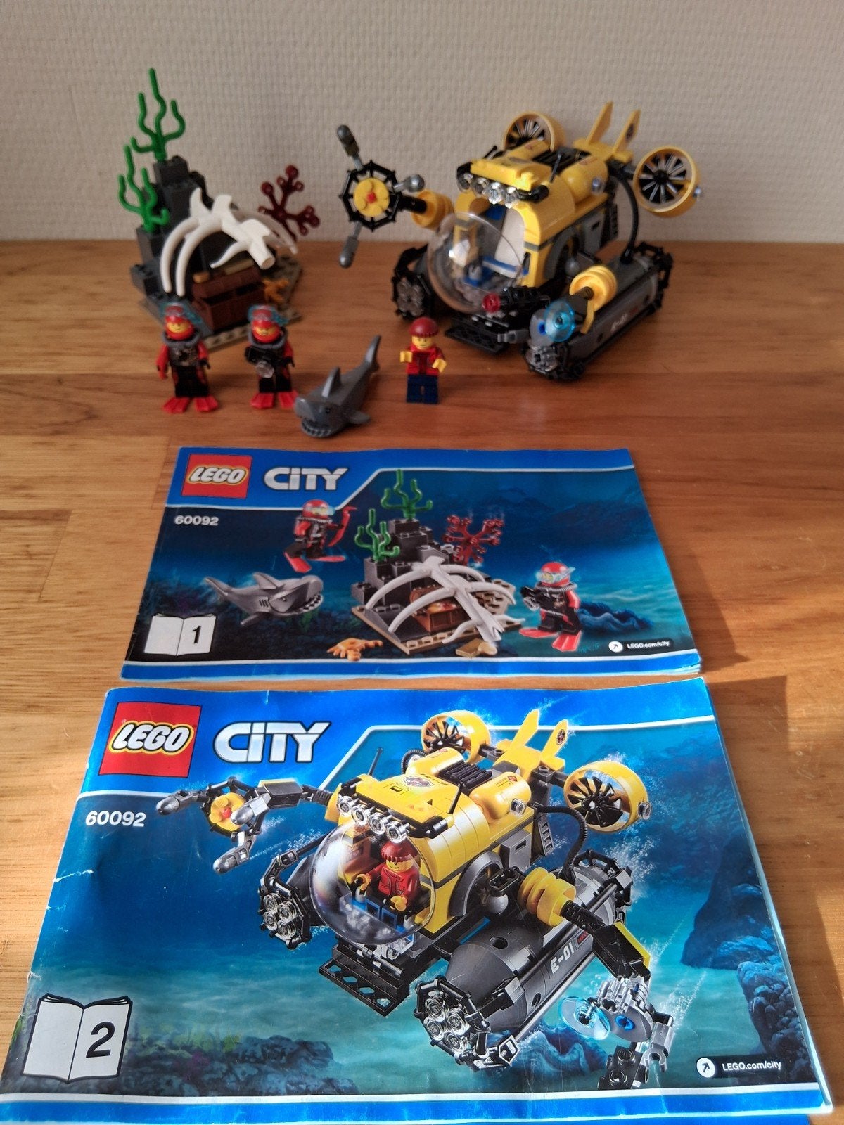 lego city diepzee onderzoeksschip 60092 extra+60090 compleet, Kinderen en Baby's, City, Lego, Ophalen of Verzenden, Zo goed als nieuw
