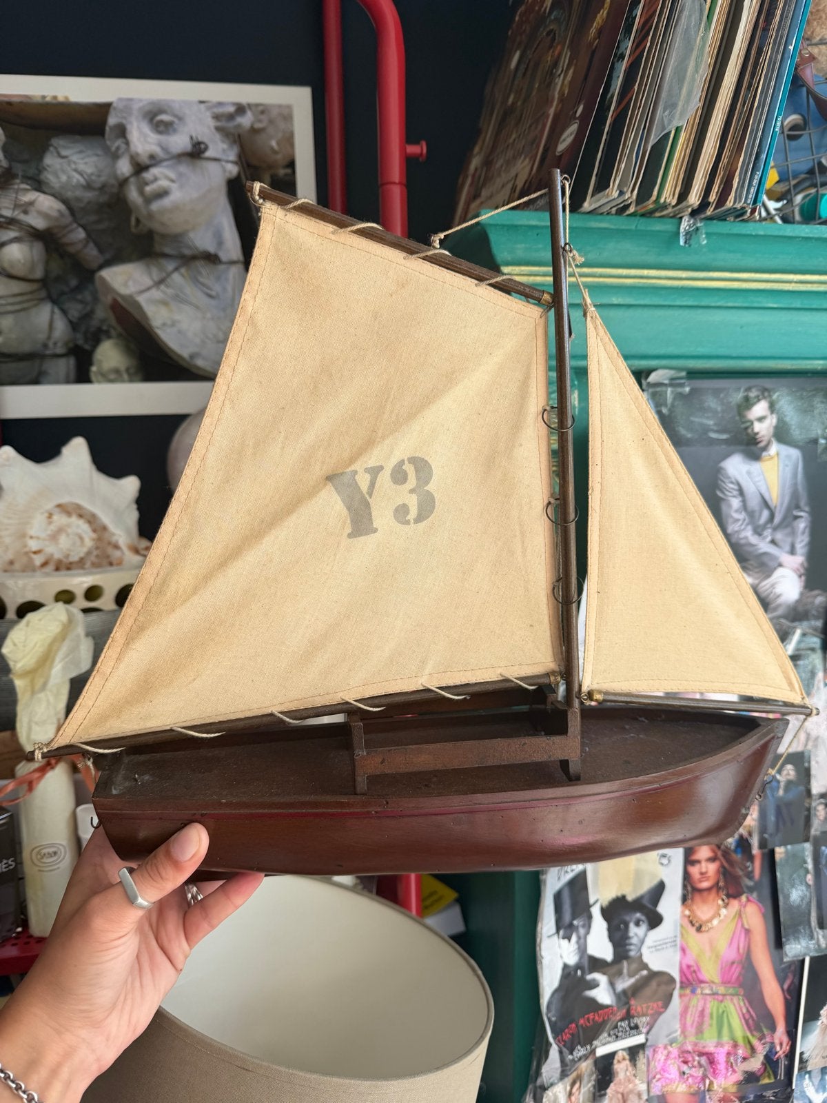 Authentic Models Y3 Madeira Zeilboot Model - Vintage Stijl, Ophalen of Verzenden, Gebruikt
