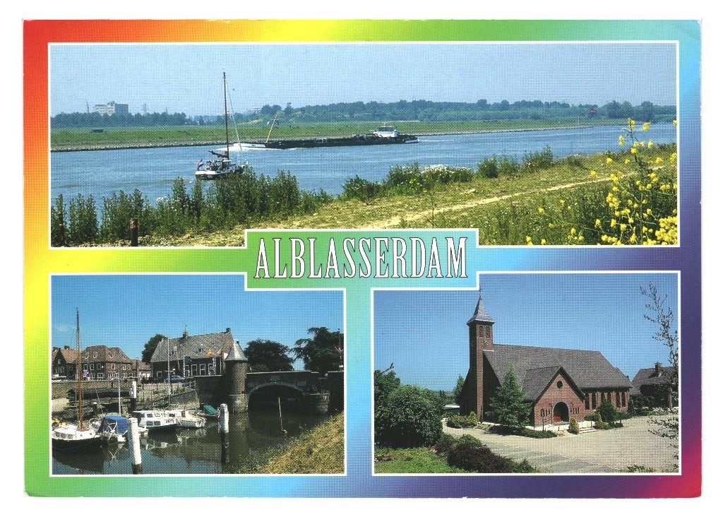 43323 Alblasserdam ZH jr 70 80 . Geen postzegel en stempel, Verzenden, 1980 tot heden, Zuid-Holland